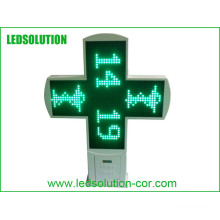 Croix extérieure de pharmacie de LED pour annoncer l&#39;affichage avec du CE